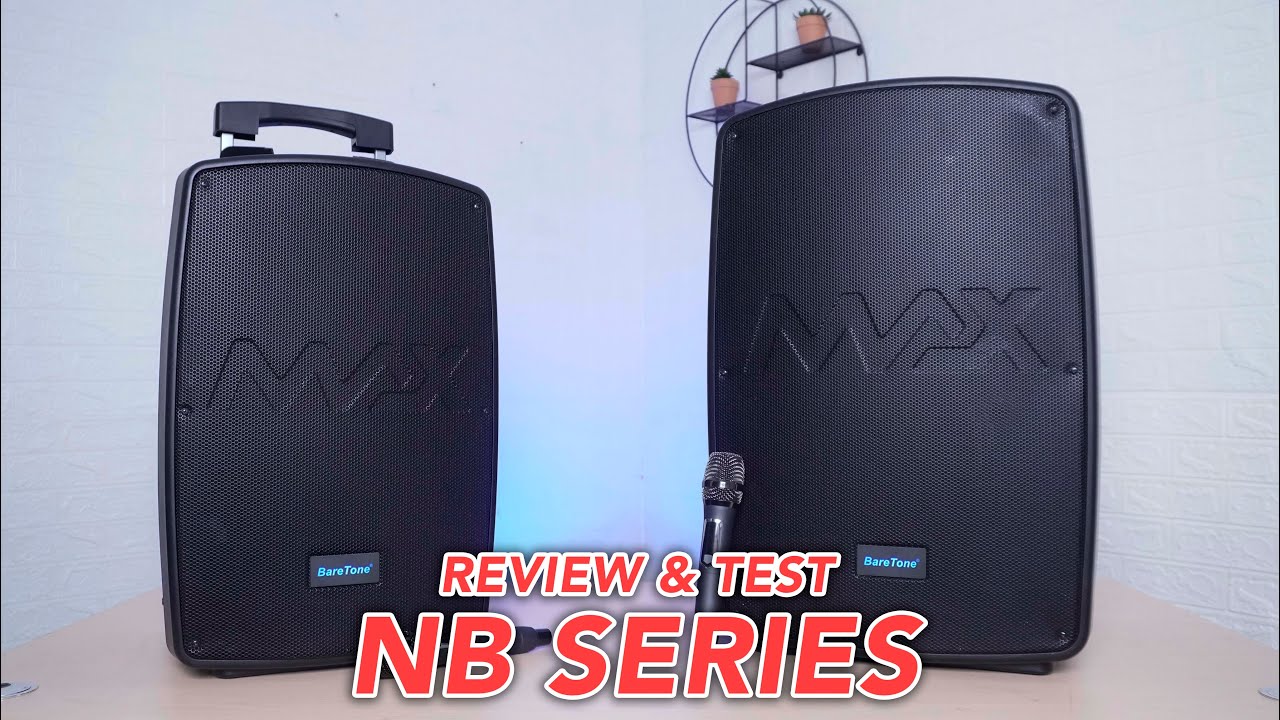 Review & Test Speaker Portable 3 Way BareTone Audio | NB Series