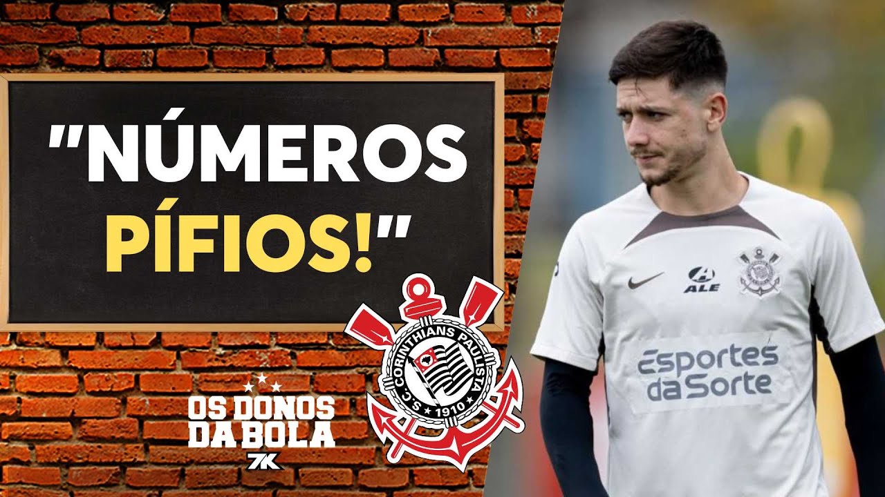 Craque Neto critica Rodrigo Garro, do Corinthians: ‘Números pífios’