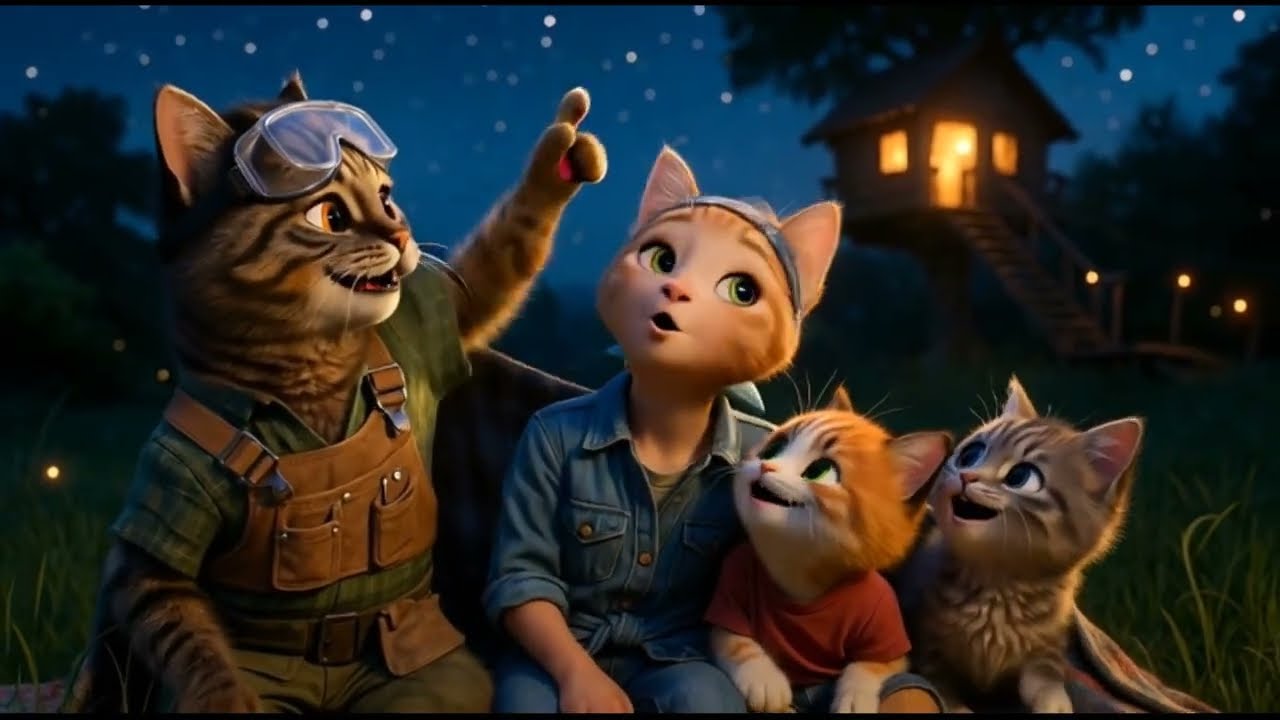 Cat Family Builds Their Dream Treehouse Together 🐱✨ Cute Family Adventure! #cat