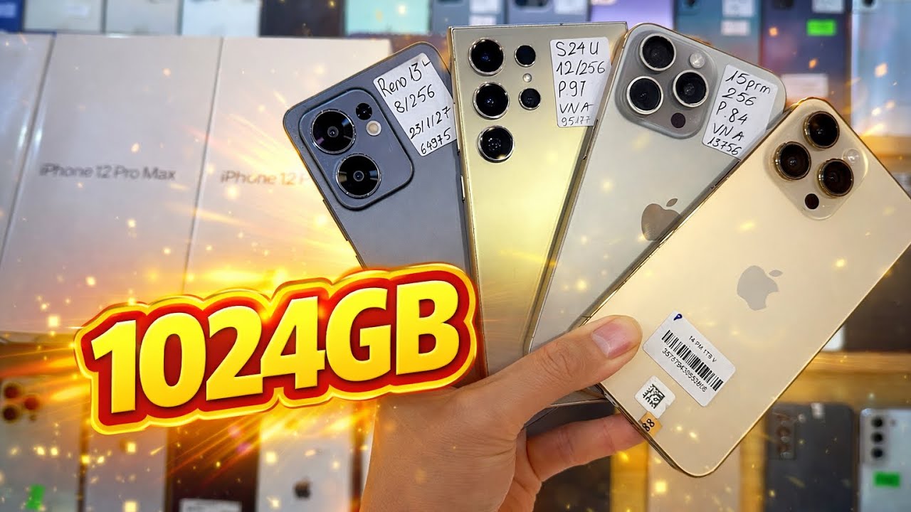 Giảm Mạnh Xả Hàng Cuối Năm | Dung Lượng Khủng | Reno13F S24Ultra 12prm 14prm..11/2
