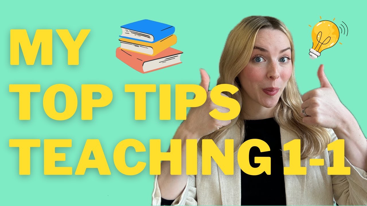 MY Tips for Teaching English 1-1! 📚✨