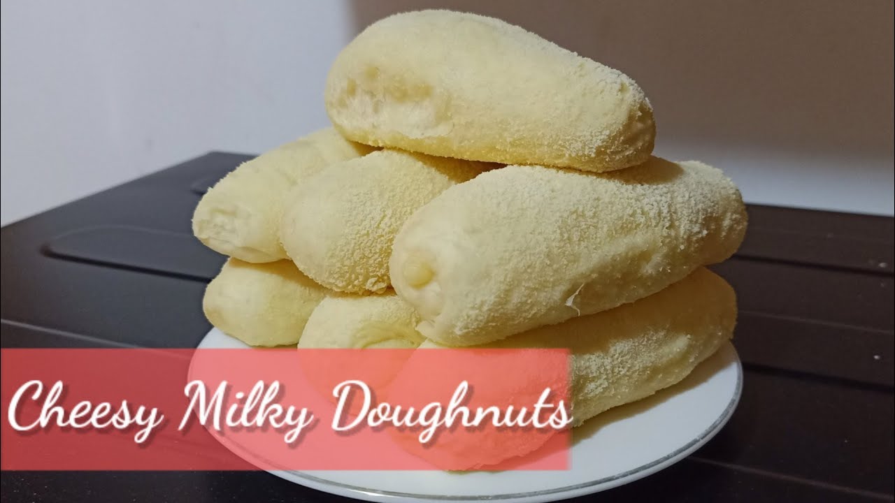 CHEESY MILKY DOUGHNUTS | BAKED DOUGHNUTS