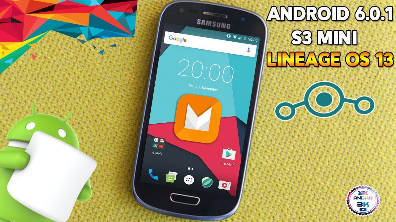 ▶ Actualiza El Galaxy S3 Mini a Android Marshamallow 6.0 Lineage os 13◀ Andro3000