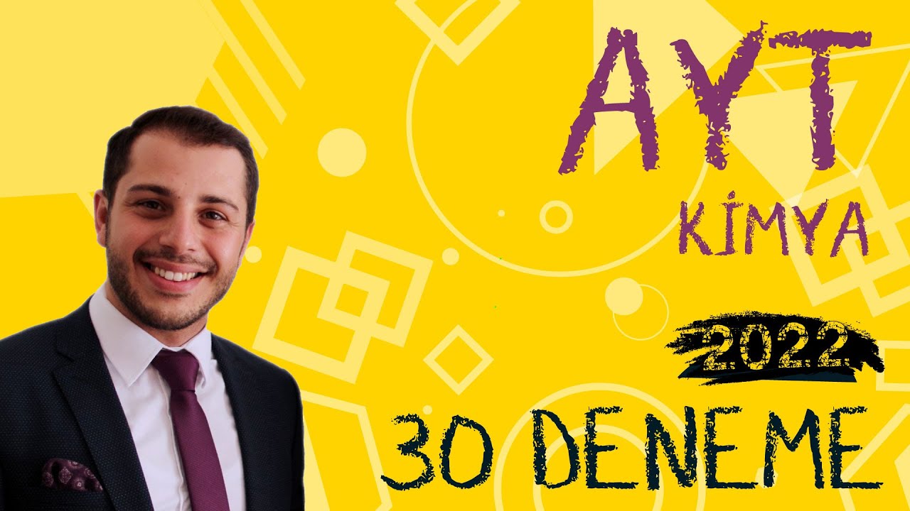 1) Orbital Yayınları - 30'lu AYT Kimya Denemeleri (2022) ÖABT