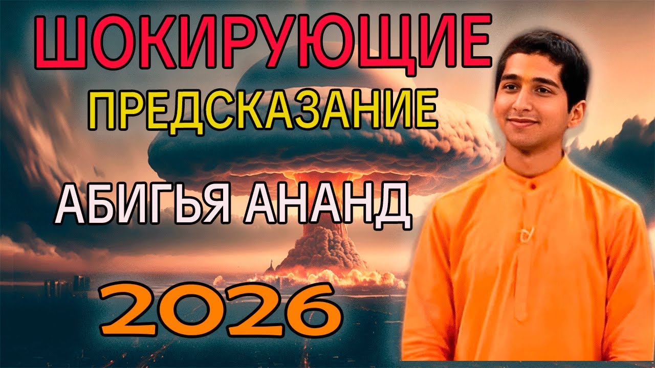 АБИГЬЯ АНАНД: ШОКИРУЮЩИЕ Предсказание. Что Ждёт Мир в 2026 году?