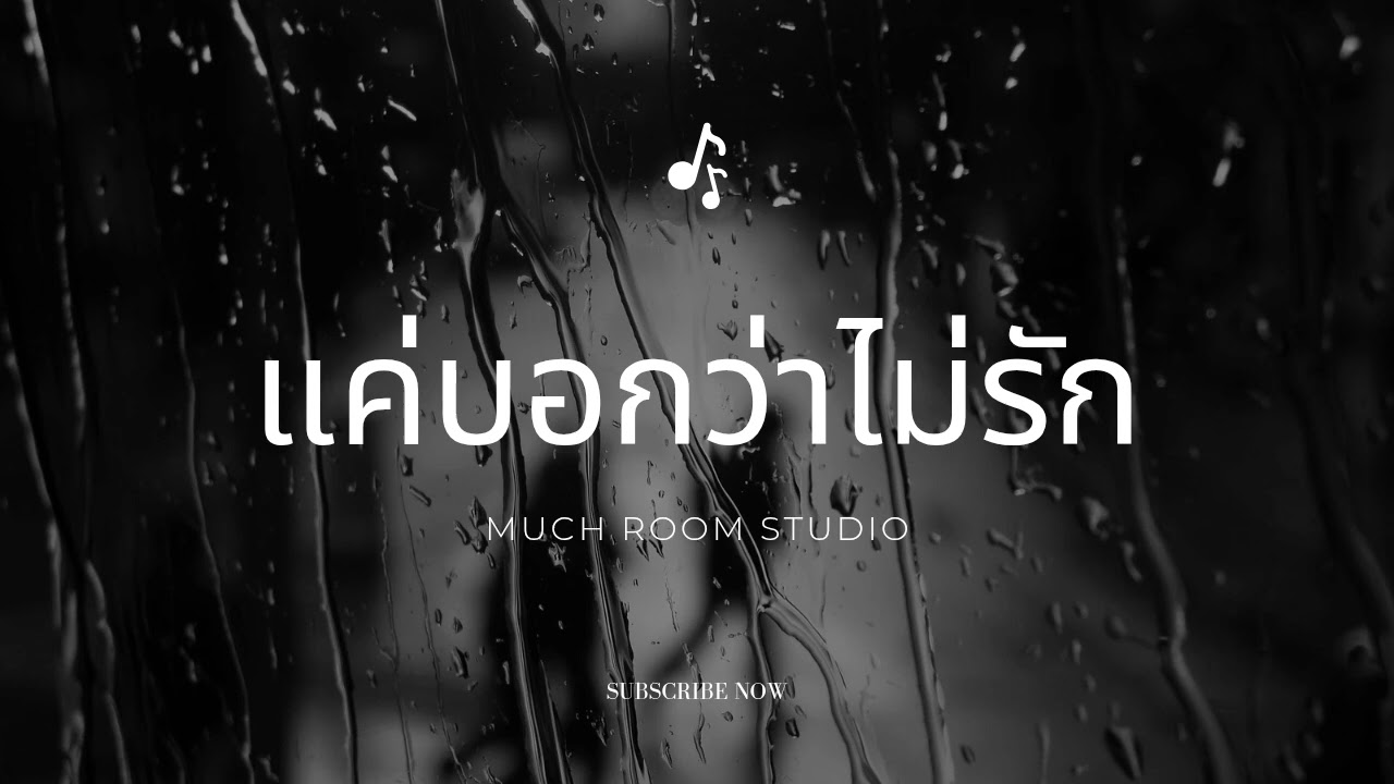 แค่บอกว่าไม่รัก (Official audio)