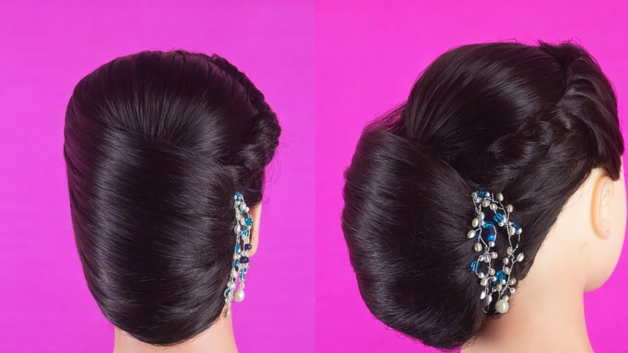 The Best French Bun Hairstyles For women with Long Hair 💕।