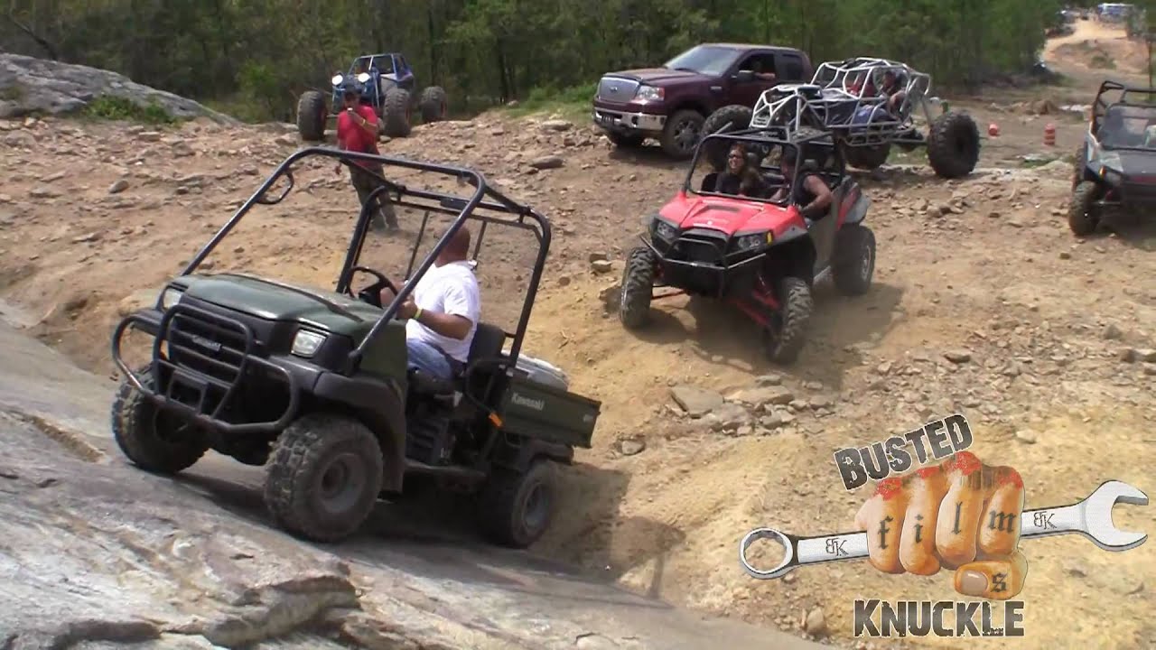 Rock Crawling a Kawisaki Mule on REV LIMITER
