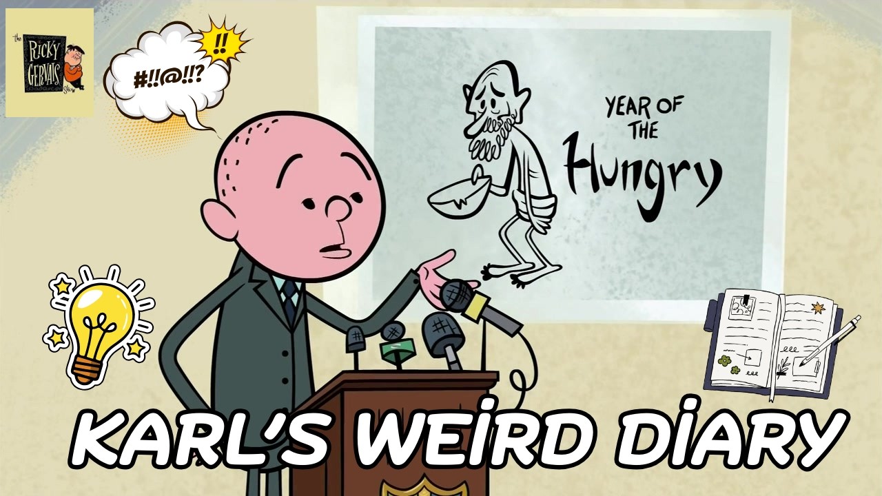 Karl Pilkington’s Ridiculous Diary Idea | The Ricky Gervais Show (XFM)
