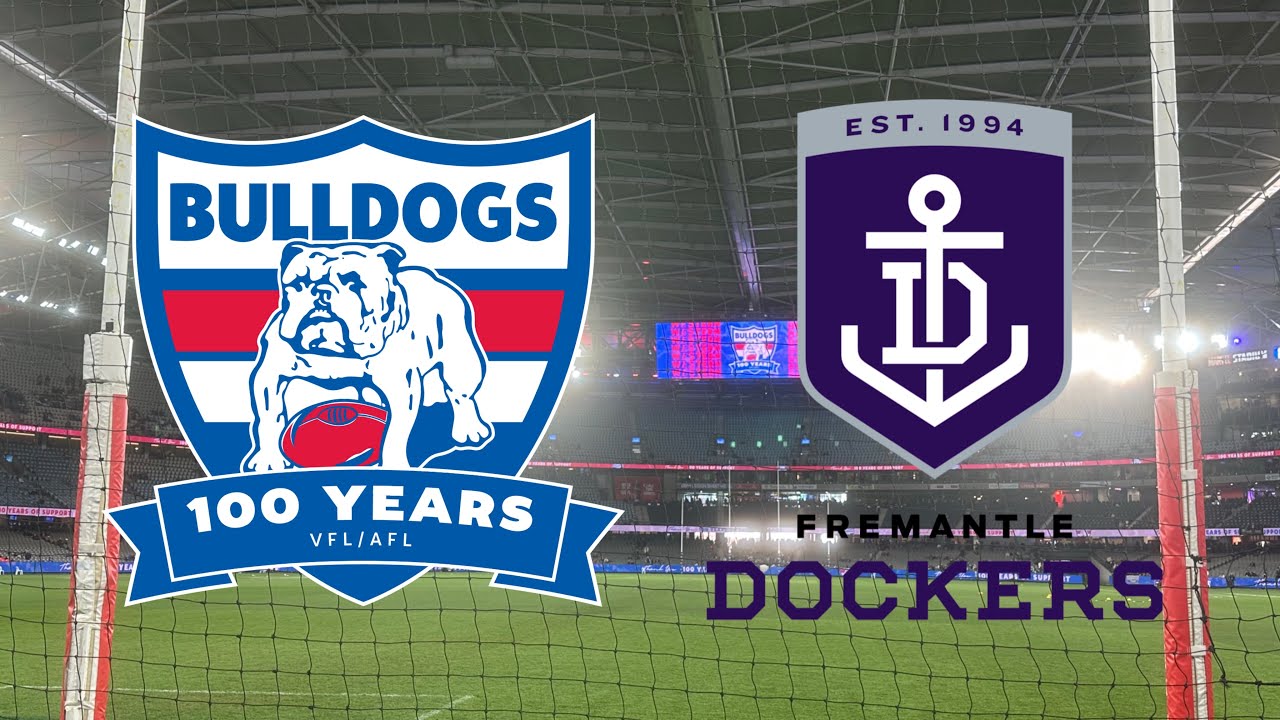 Western Bulldogs V Fremantle Dockers #westernbulldogs #fremantledockers #afl 