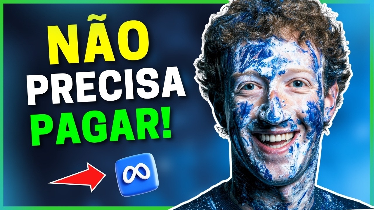🤯 NOVA IA da META GERA VÍDEOS GRÁTIS e ILIMITADOS (RÁPIDO e SEM MARCA D'ÁGUA)