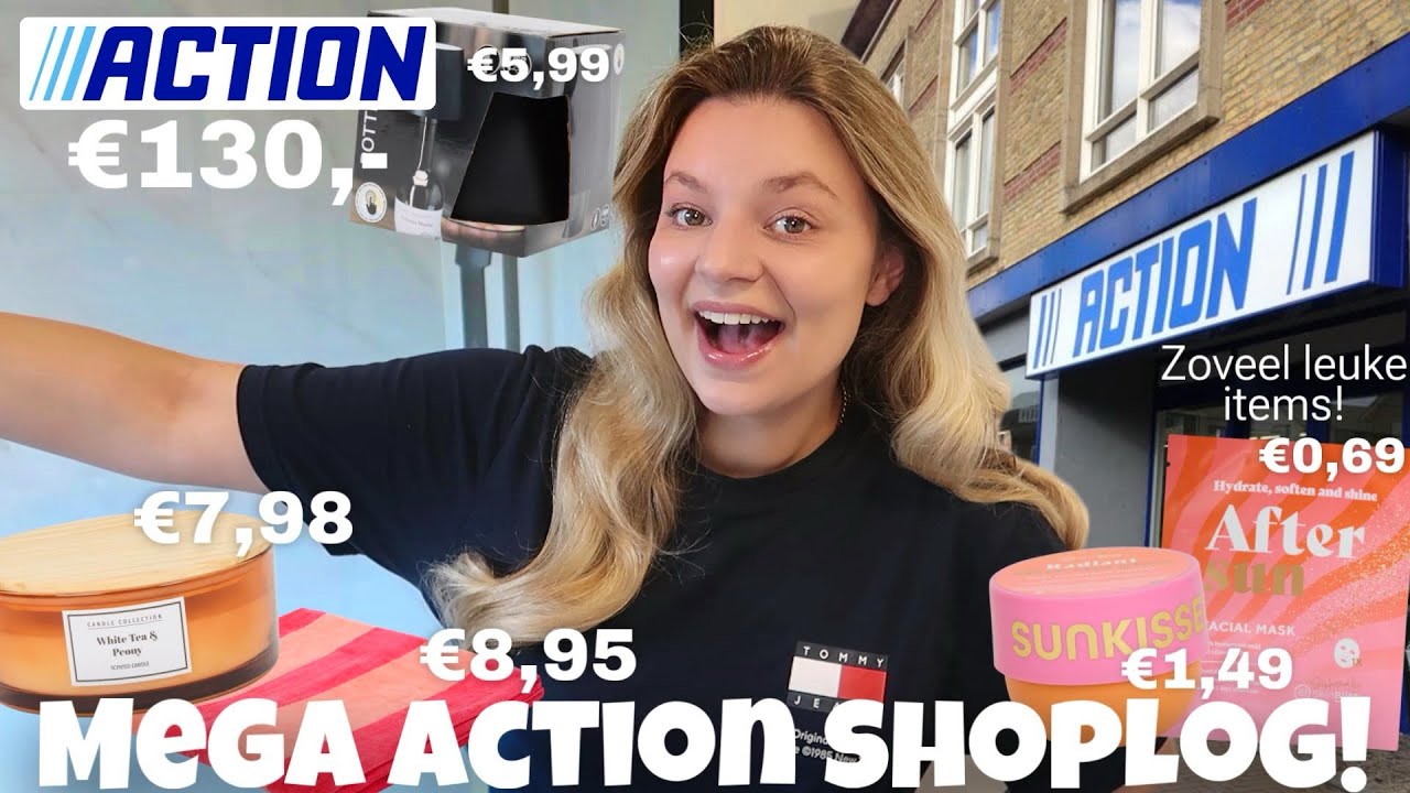 MEGA ACTION SHOPLOG - ACTION SHOP WITH ME MEI 2025! | Joyce Rikken