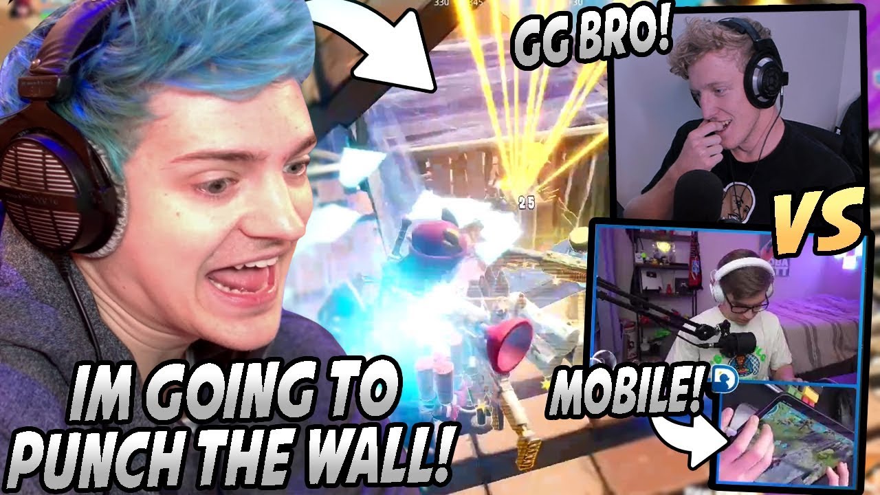 Ninja LOSES IT & Almost PUNCHES His Wall After Getting His Win ROBBED From Him... Tfue VS Ducky!