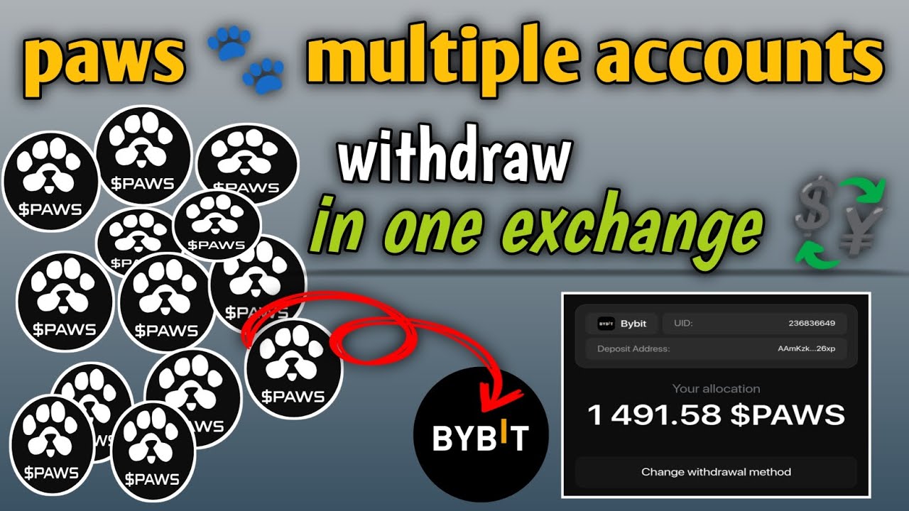 Paws Multiple Account Withdraw || paws multiple accounts withdrawal || paws withdrawal bangla