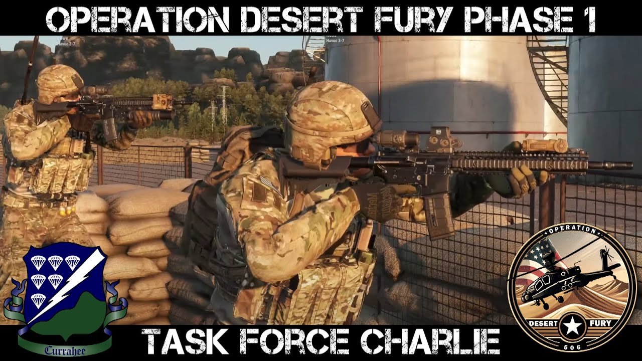 ARMA Reforger Special Forces ODA Milsim - Operation Desert Fury Phase 2 - TF Charlie