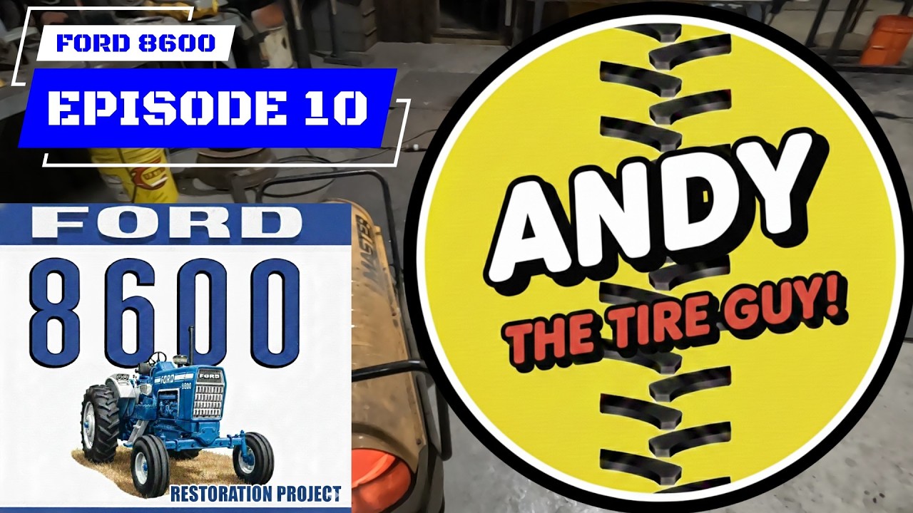 FORD 8600, ЭПИЗОД 10: РЕСТАВРАЦИЯ СЕЛЬСКОХОЗЯЙСТВЕННОГО ТРАКТОРА, ВОССТАНОВЛЕНИЕ В МАСТЕРСКОЙ