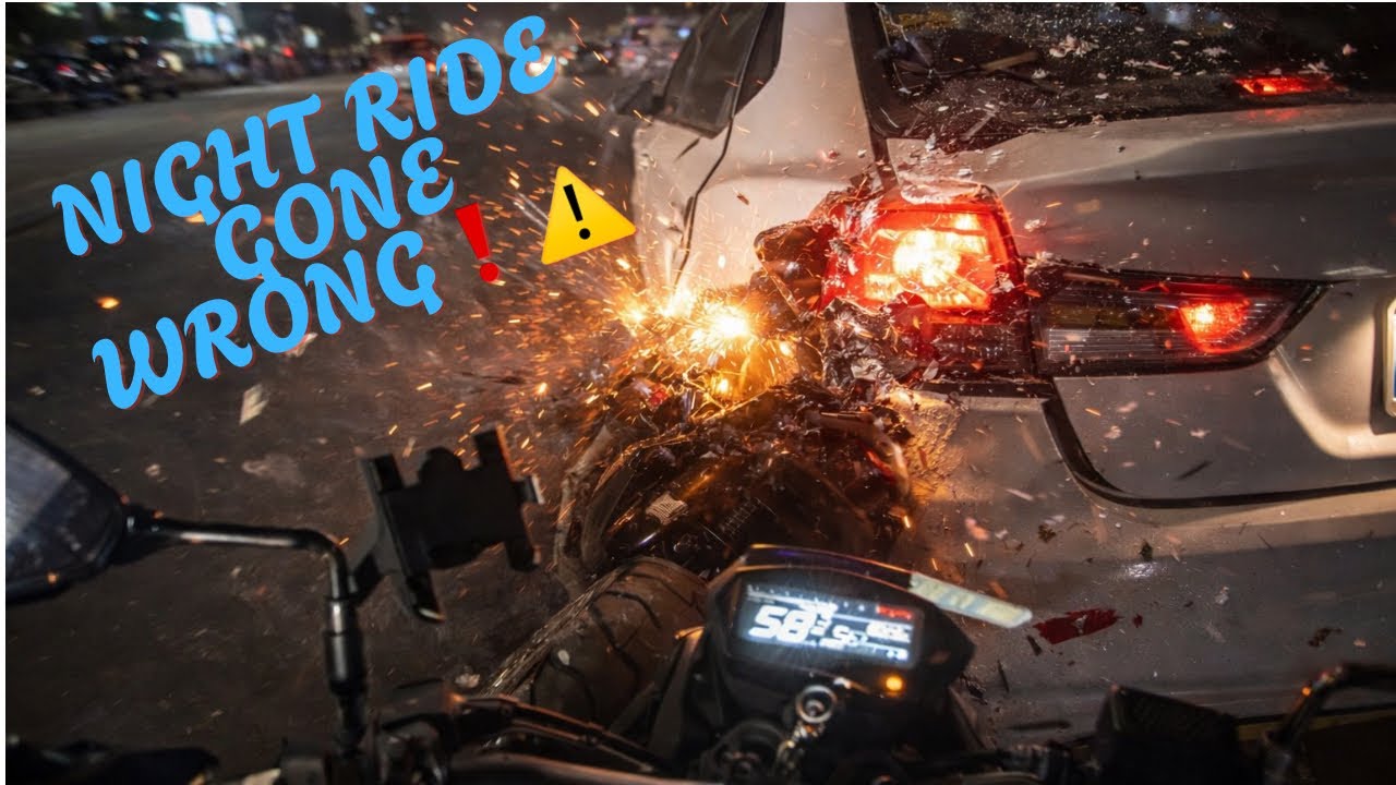 A LESSON EVERY RIDER MUST SEE⚠️🏍️ | accident 🤯| Shinde.x.vlog 
