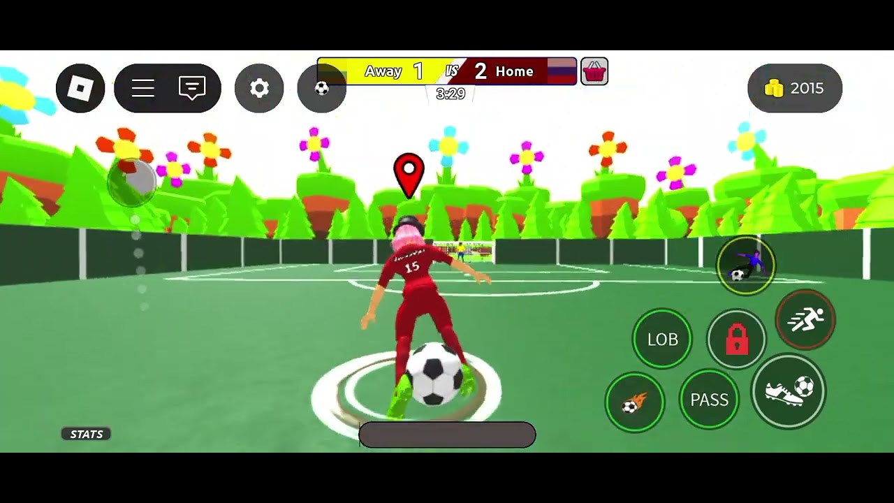Goalkeeper and player roblox football