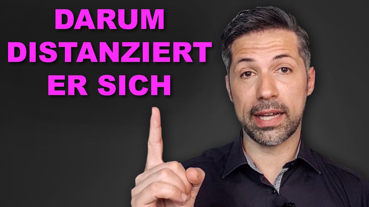 DAS denkt ein Mann, wenn er sich distanziert