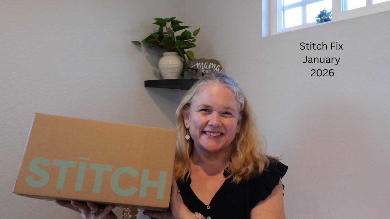Распаковка посылки Stitch Fix, январь 2026 года.