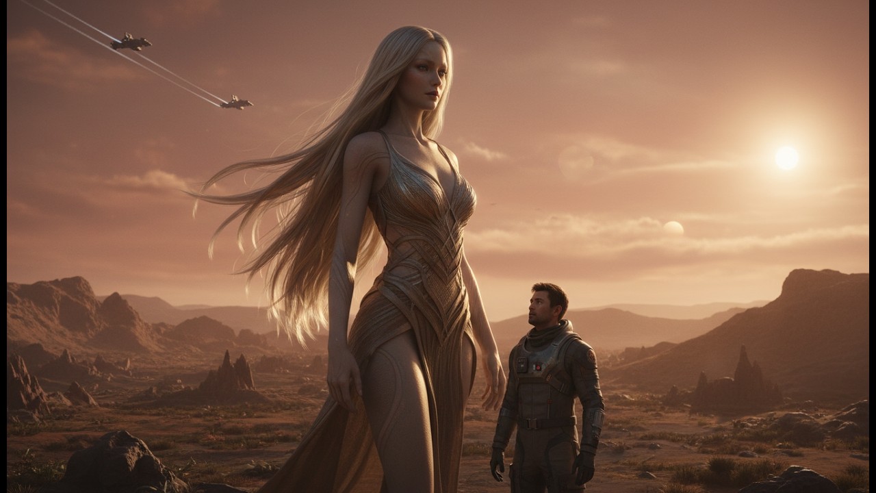 I found a beautiful injured alien giantess and the price was never returning to the human world agai