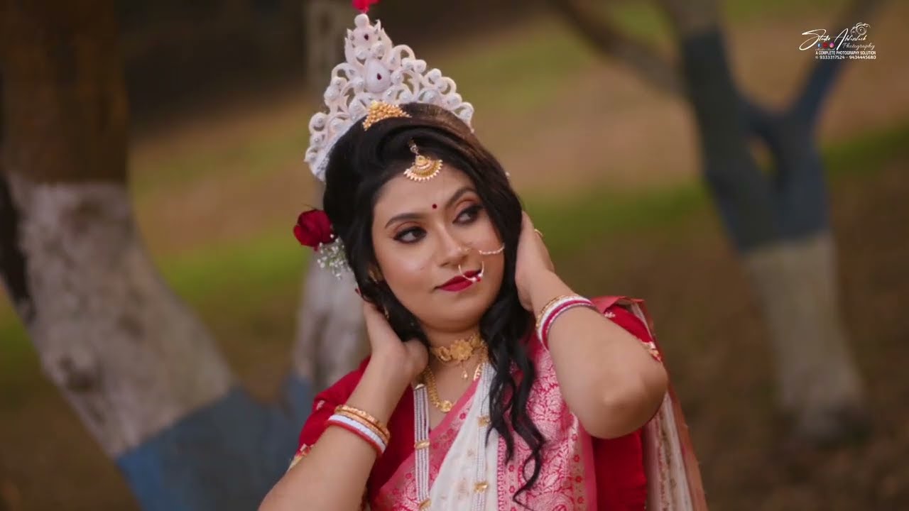 Somar Briddhi Look || akash amay ka6e dekha6e  || Best video of 2025 || Bengali Bride Look||