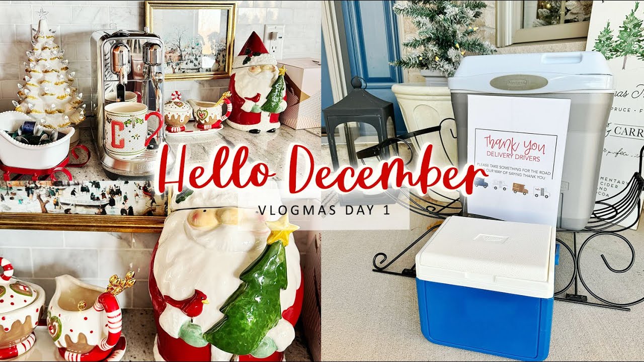 CHRISTMAS COFFEE BAR, DELIVERY DRIVERS SNACKS, UNBOXINGS | VLOGMAS 2023 🎄 Charmaine Dulak