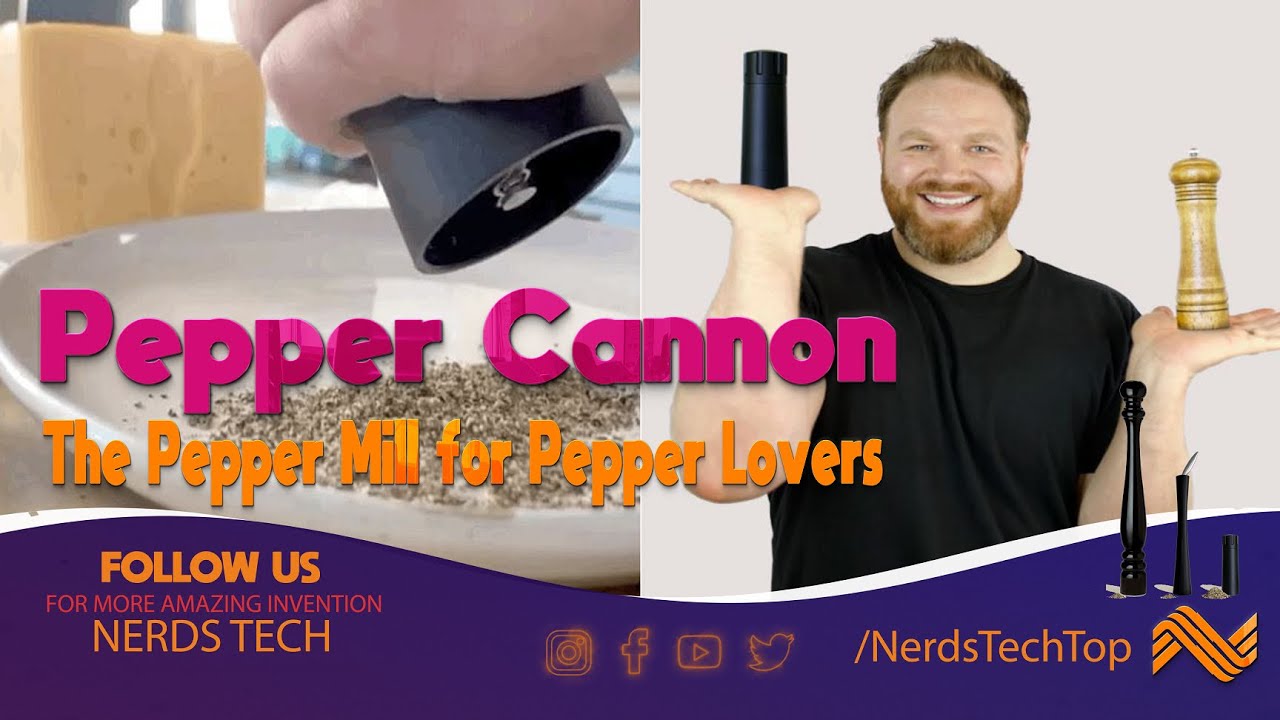 AMAZING ⚡ Pepper Cannon The Pepper Mill for Pepper Lovers