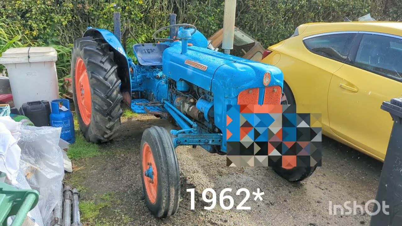 Fordson Dexta 1962 года &mdash; первое обслуживание за более чем 30 лет //часть 1//