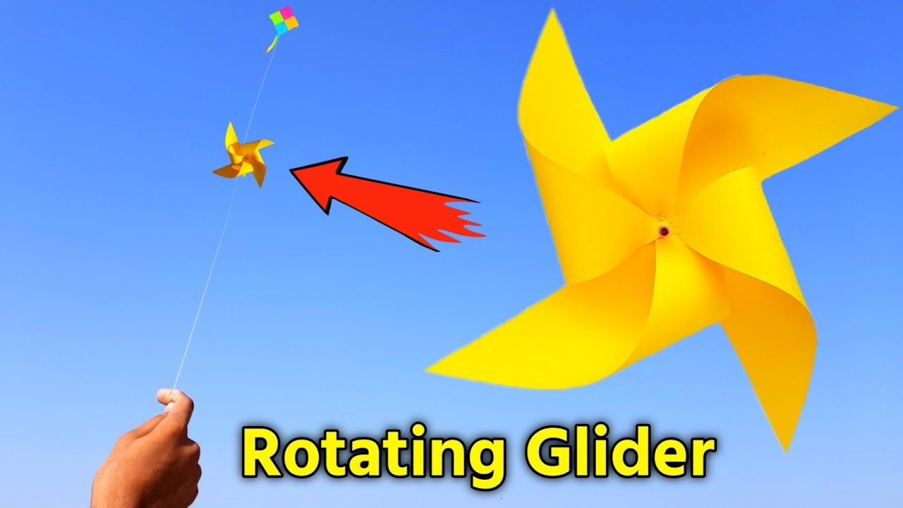 how to make flying glider kite , making fan kite that rotates in sky , how to make kite , flyingkite