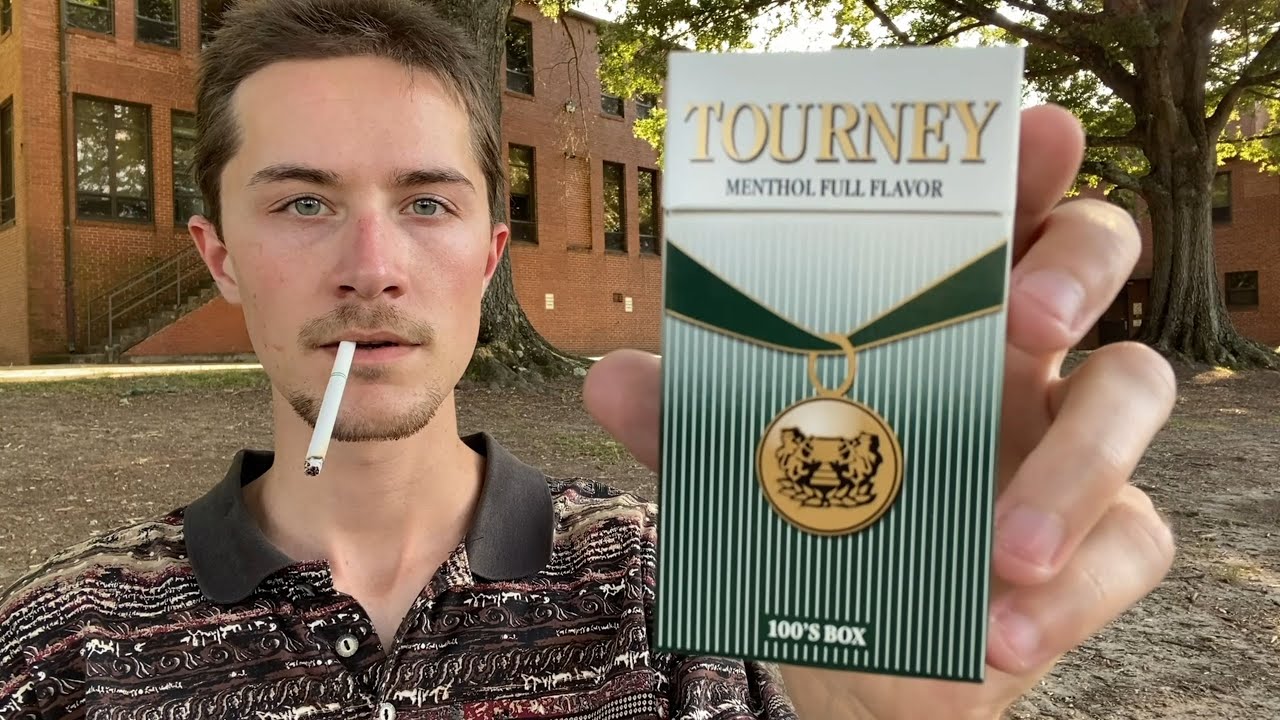 Smoking a Tourney Menthol Full Flavor 100 Cigarette - Review