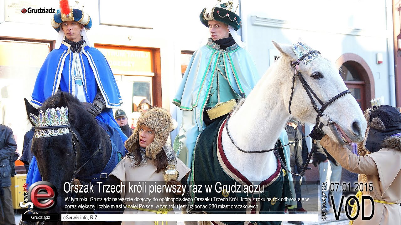 Orszak Trzech króli pierwszy raz w Grudziądzu