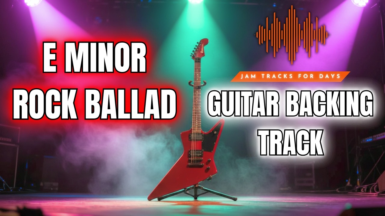 Rock Ballad in Em 95BPM | Guitar Backing Track
