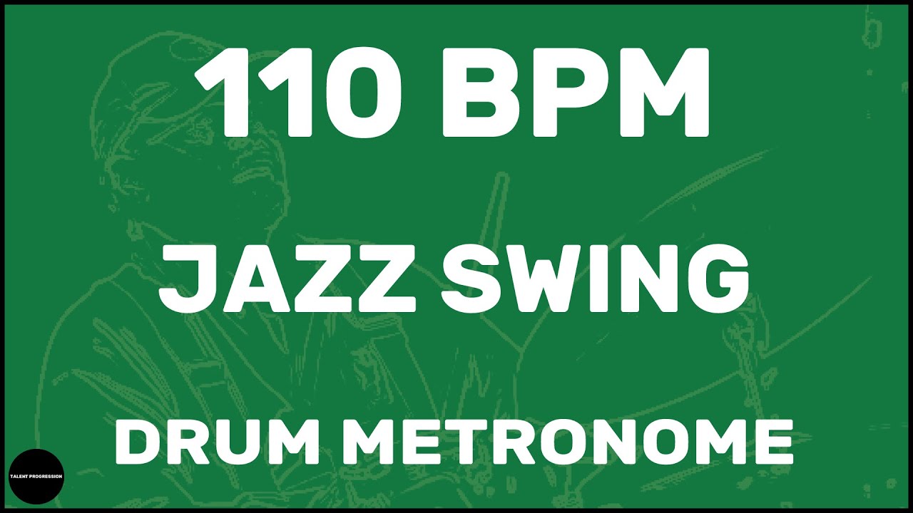 Jazz Swing | Drum Metronome Loop | 110 BPM