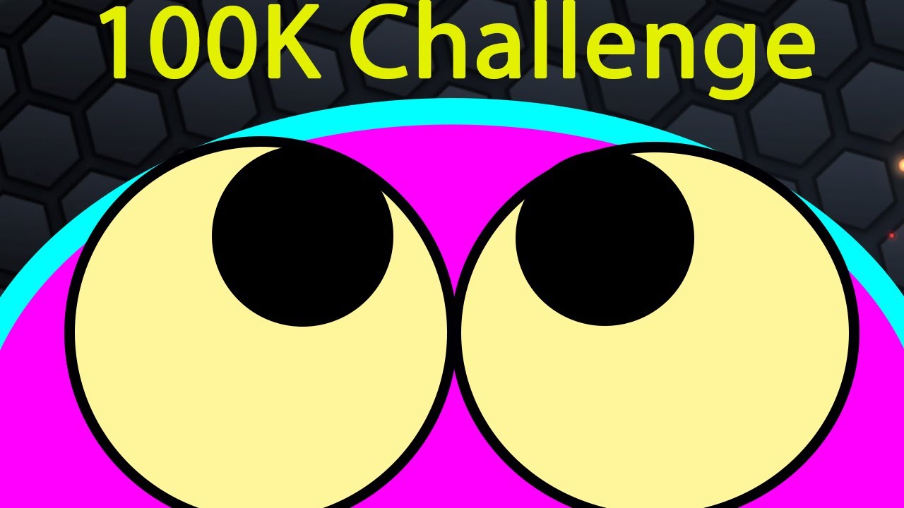 Slitherio Challenge! Slitherio 100k Challenge! #1 27,000k
