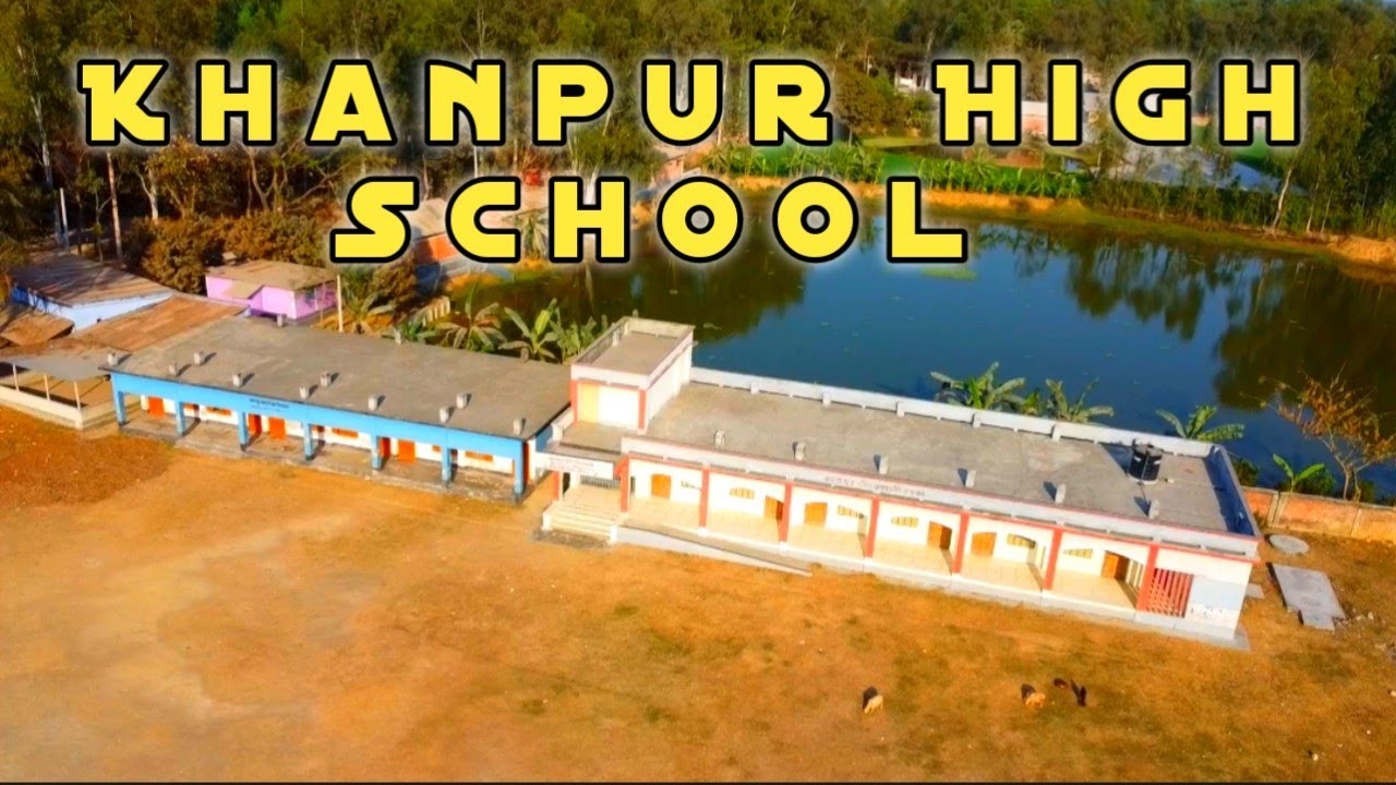 খানপুর উচ্চ বিদ্যালয় | Khanpur High School | Khanpur, Sadar, Dinajpur | Drone View | DJI MINI SE