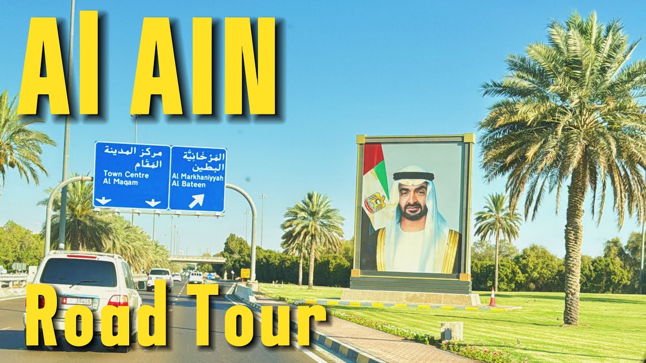 Al Ain Road Trip [4K] | Beautiful Green Roads, Date Palm Trees & Scenic Drives | Salamat, Hafeet