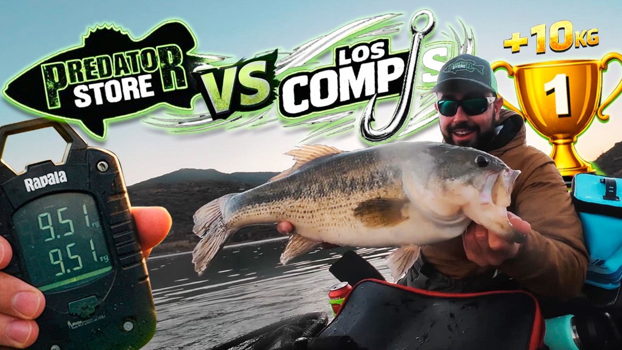 BATALLA ÉPICA de PESCA - PREDATOR STORE vs COMPIS | Competición de PESCA