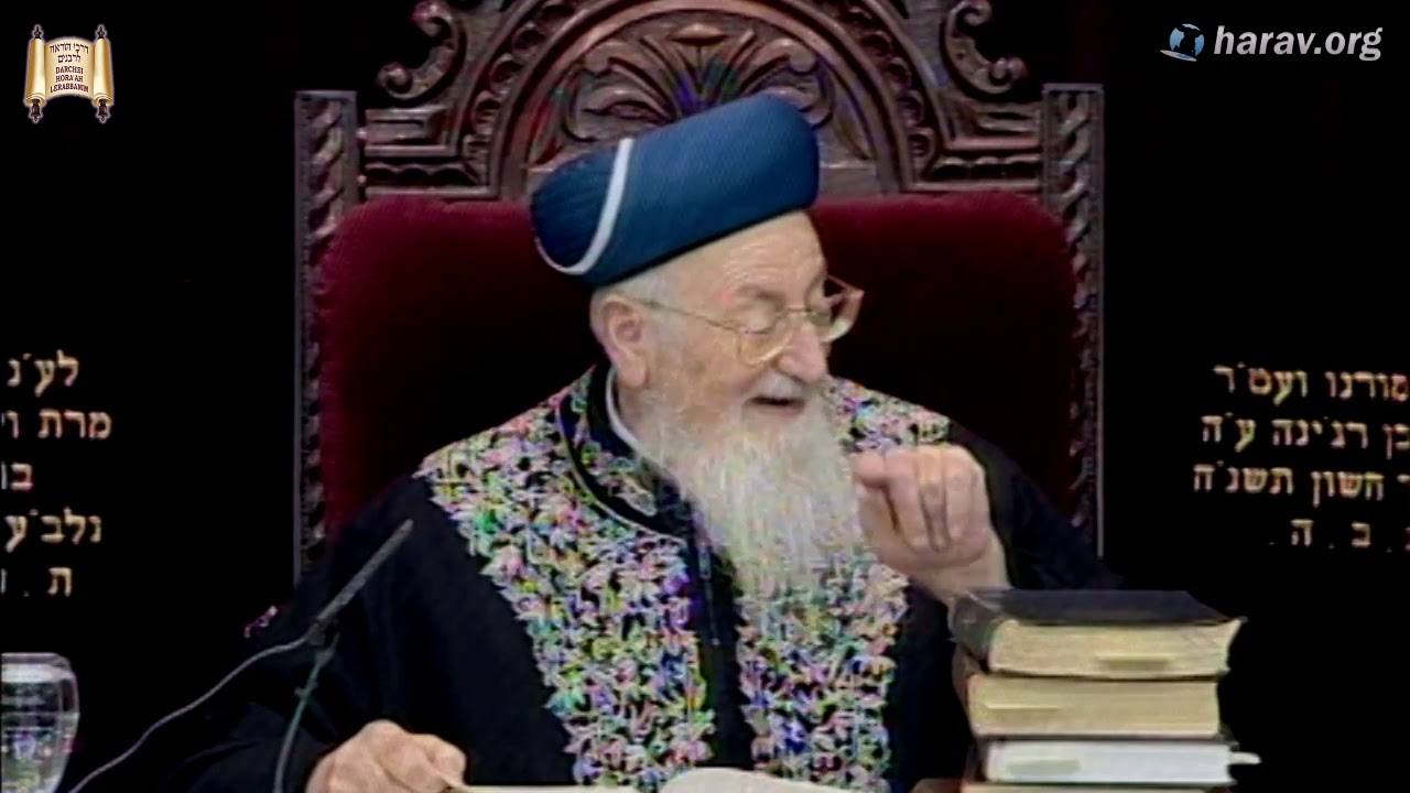 הלכות חימום אוכל בשבת- פרשת לך לך- ח חשון תשסד - מרן הרב מרדכי אליהו