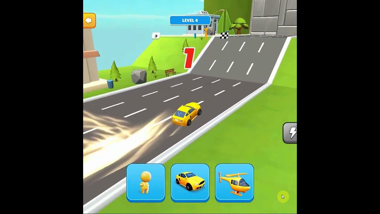 Shape Transforming Shifting Run - Level 4 - #gameplayvideo #runnergame #shapeshiftinggame #casual