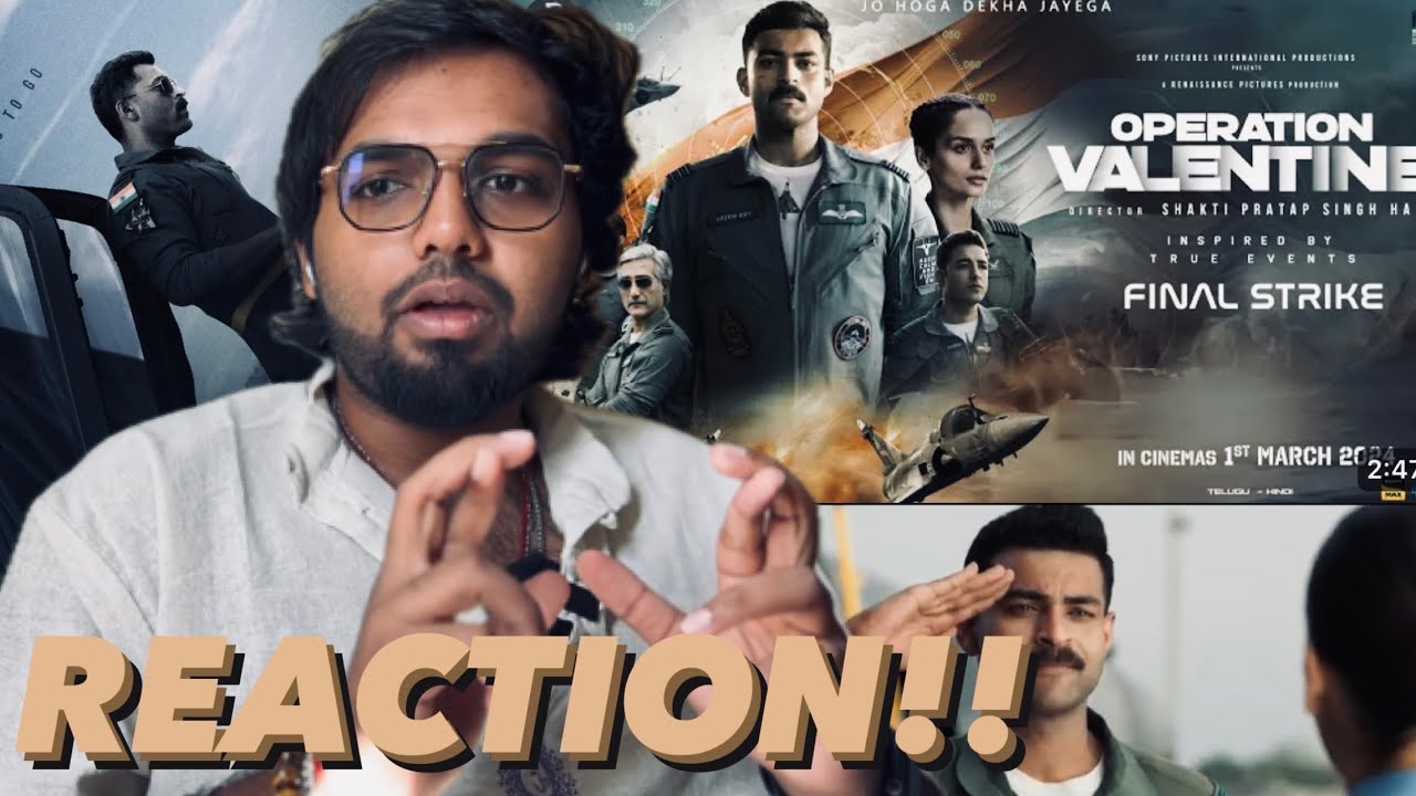 Operation Valentine Trailer | REACTION!! | Varun Tej, Manushi Chhillar| 1st March 2024