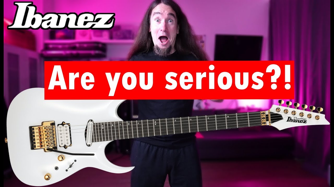 Do YOU need 27 FRETS on a GUITAR? IBANEZ RGA622XH-WH