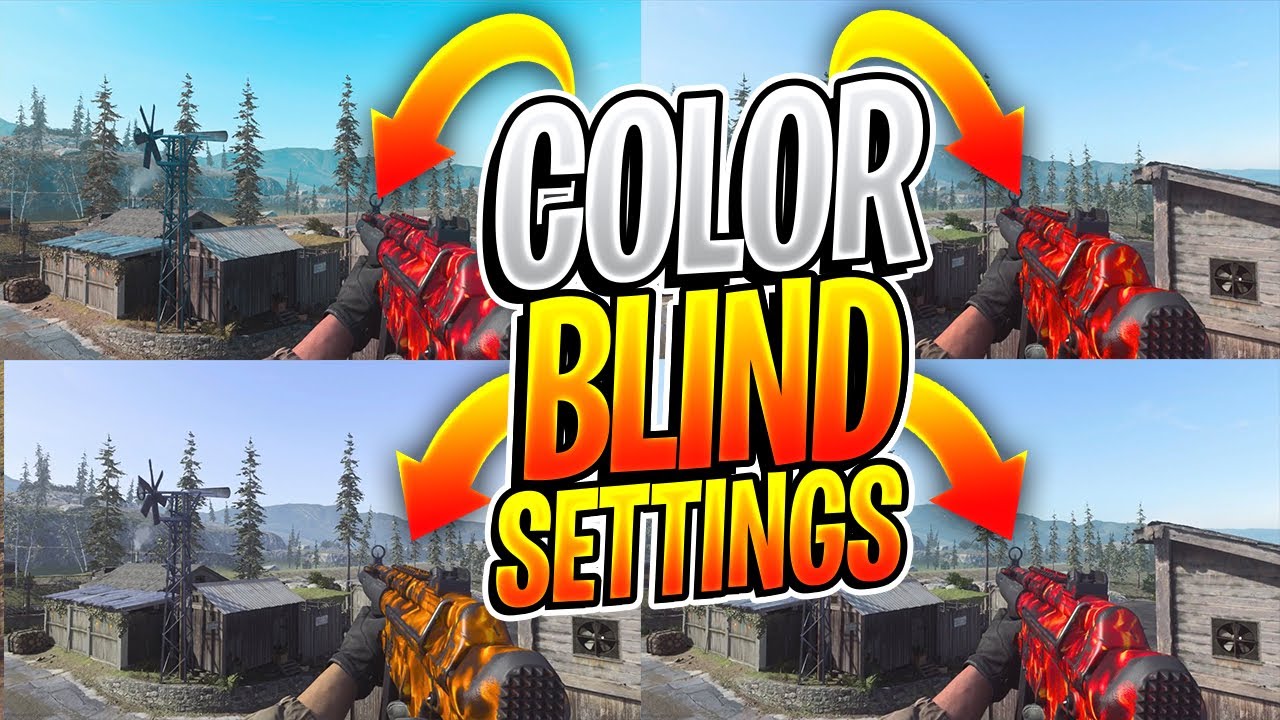 COMPARING EVERY COLORBLIND SETTING ON MODERN WARFARE ( HOW TO MAKE COD MW LOOK 10 TIMES BETTER )