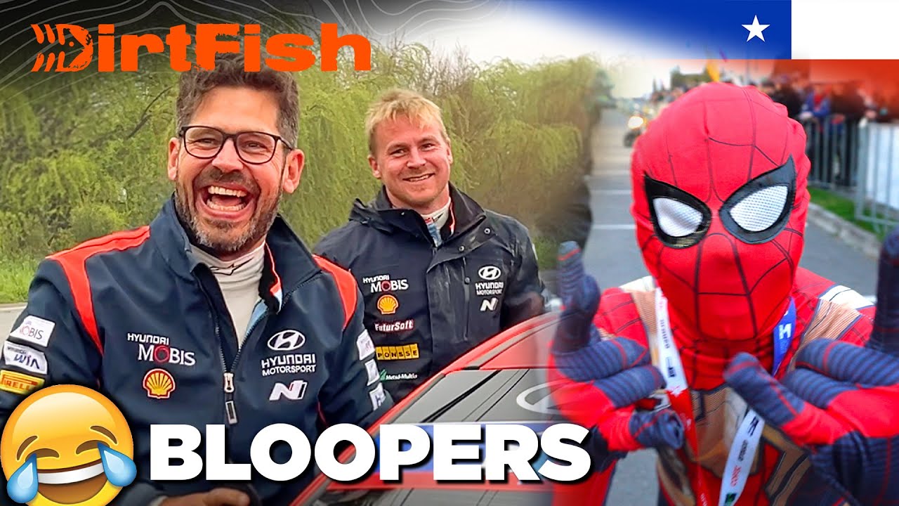 🤣 Bloopers & Funny Moments from WRC Rally Chile 2024