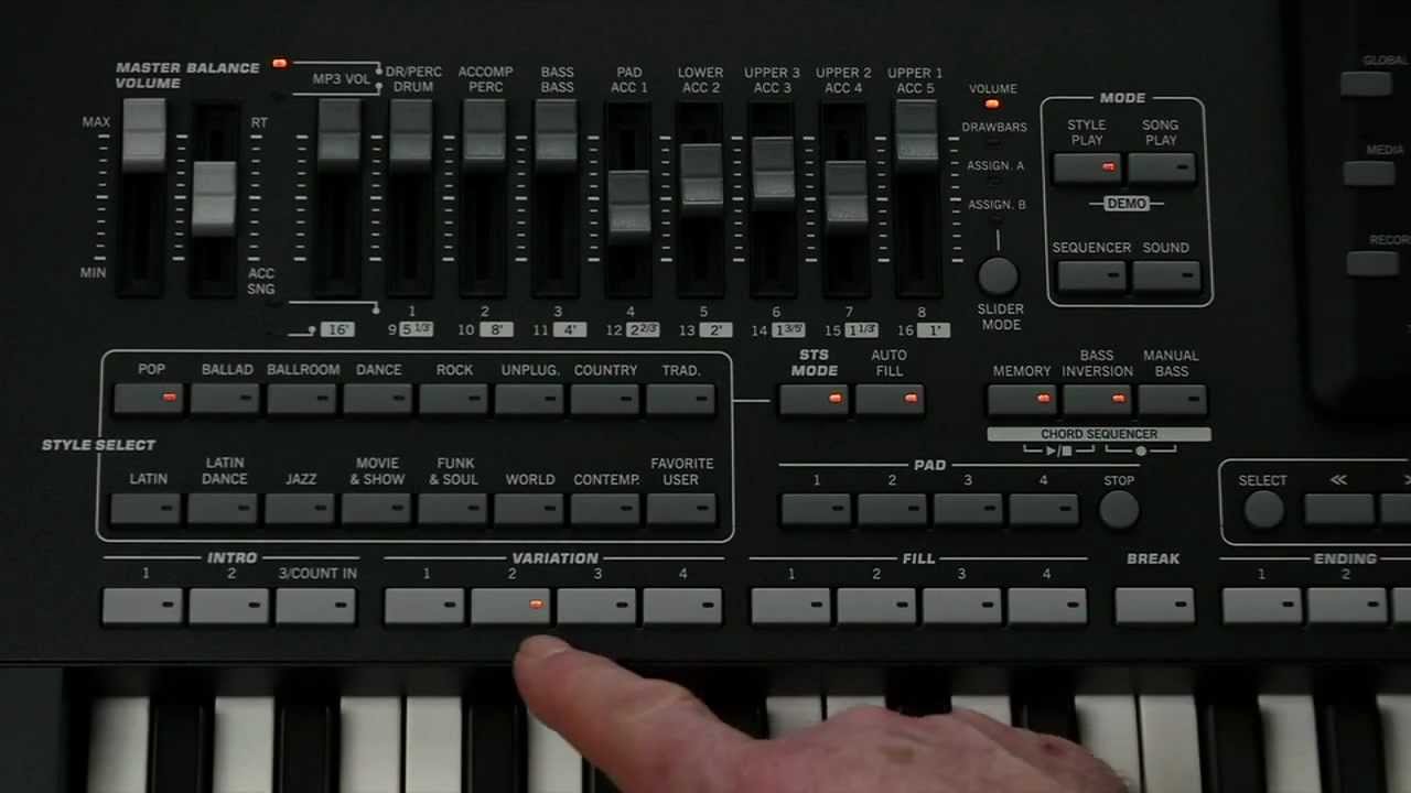 Korg Pa3X Video Manual Part 3- Styles