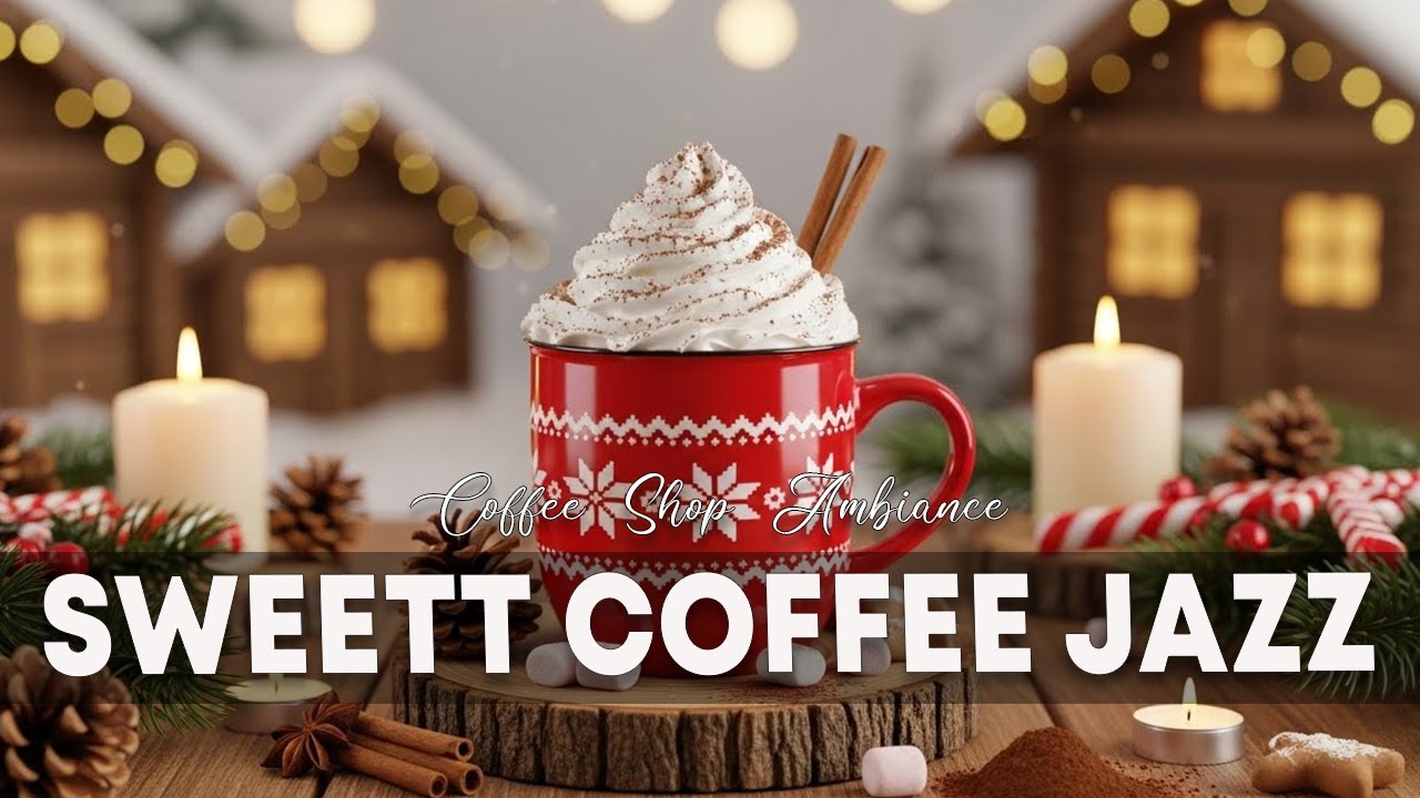 Sweet Coffee Jazz ☕ Coffee Shop Ambiance & Sweet Bossa Nova Piano for Happy Moods.