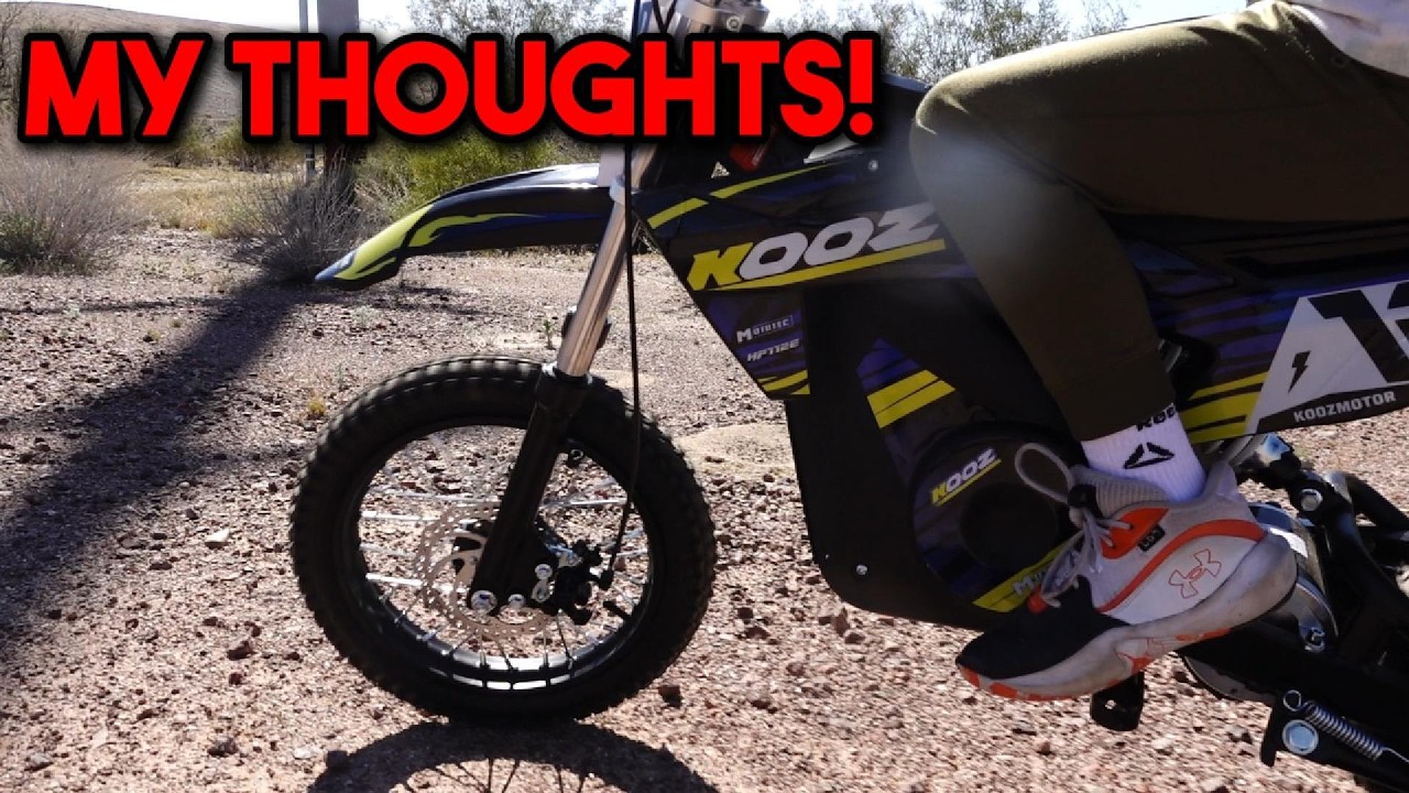 KOOZ Mini Dirt Bike For Kids Electric Speed Control