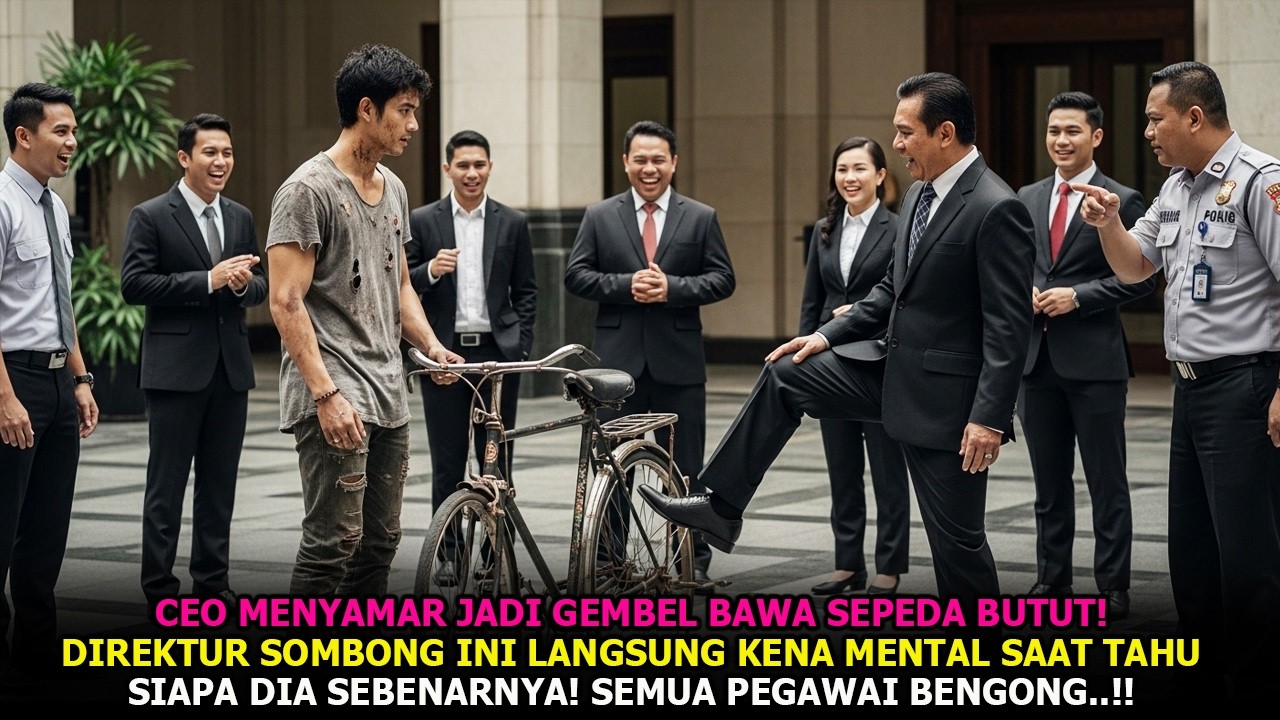 CEO NYAMAR JADI GEMBEL BAWA SEPEDA BUTUT😱🔥 Direktur Sombong Ini Langsung Kena Mental Saat Tahu Siapa