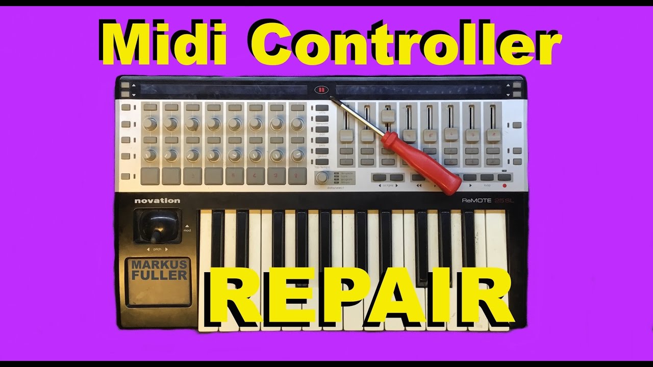 Ремонт миди-контроллера Novation Remote SL 25