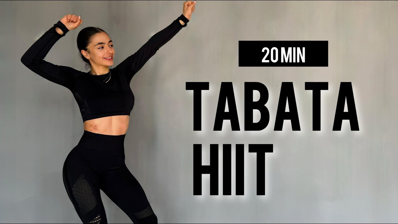 20 MIN FAT BURNING TABATA HIIT WORKOUT | Burn 400 Calories ( No Equipment)